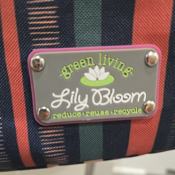 Lily Bloom Multicolor Striped Women's Bag With Multiple Pockets - Picture 3 of 14